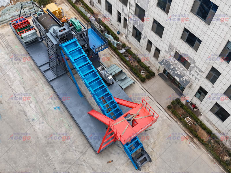 訂制水選淘金船